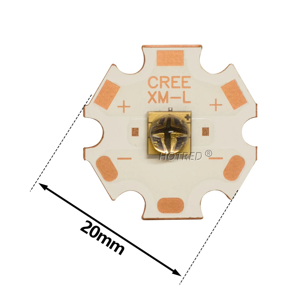 LED 10W Infrared IR 940nm High Power 5050 XML Bead Chip Emitter 4Chips Ceramic Bracket DC2.5-4.0V 1500mA for Night Vision Camera