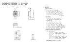 5Pcs 1.27mm Pitch Dip Switch SMD SMT Slide Type Switch 1P/2P/3P/4P/5P/6P/8P/10Pin Position