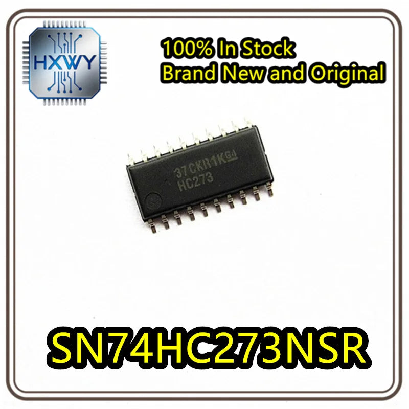 10/50 pieces Original Genuine SN74HC273NSR HC273 SOIC-20 Octal D-Type Flip-Flop with Clear Logic Chip New Stock