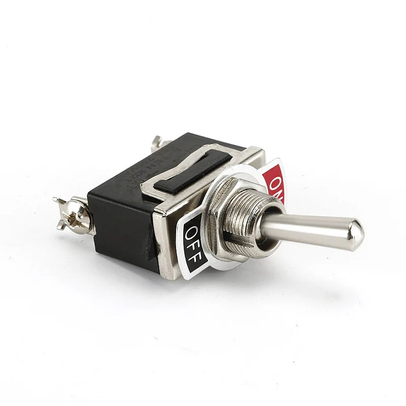 6Pcs Heavy Duty Car Boat Rocker Toggle Switch 15A 250V 2 3 Pin 2 3 Gang SPST ON/OFF Rocker Switches with Boot Spst Rocker Switch