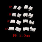 1Box JST 1.25 PH 2.0mm /SYP/SM/XH 2.54mm / VH 3.96mm Pitch Male Female Terminals Kit Plug Plastic Housing Header Crimp Connector