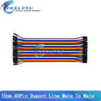 40PIN Dupont Line Male To Male Female To Female Male To Female Jumper Wire Cable 10cm 15cm 20cm 30cm 40cm for Arduino DIY KIT