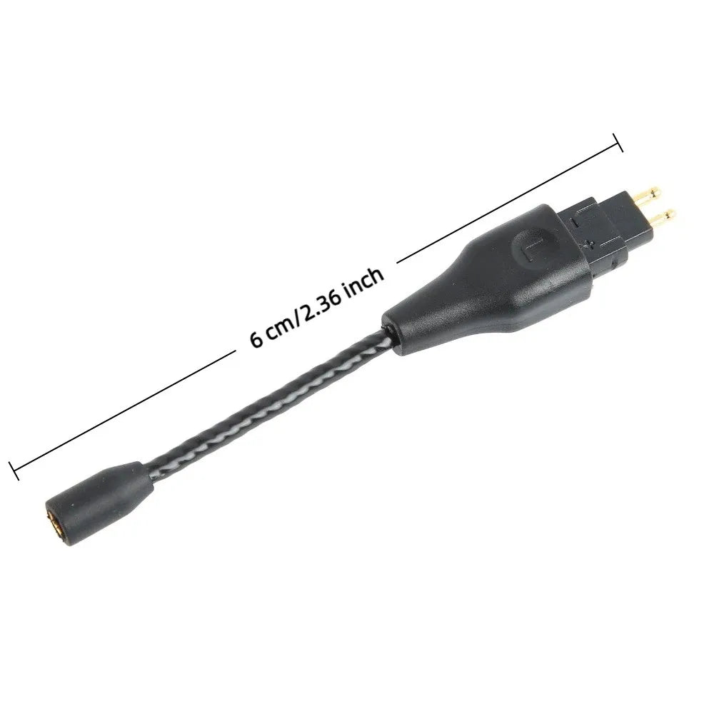 2PCS Gold Plated Interface MMCX Adapter Cable Lossless Sound Cable for HD650 HD660 S HD6XX HD600 HD580 HD535 HD545 HD565 HD265