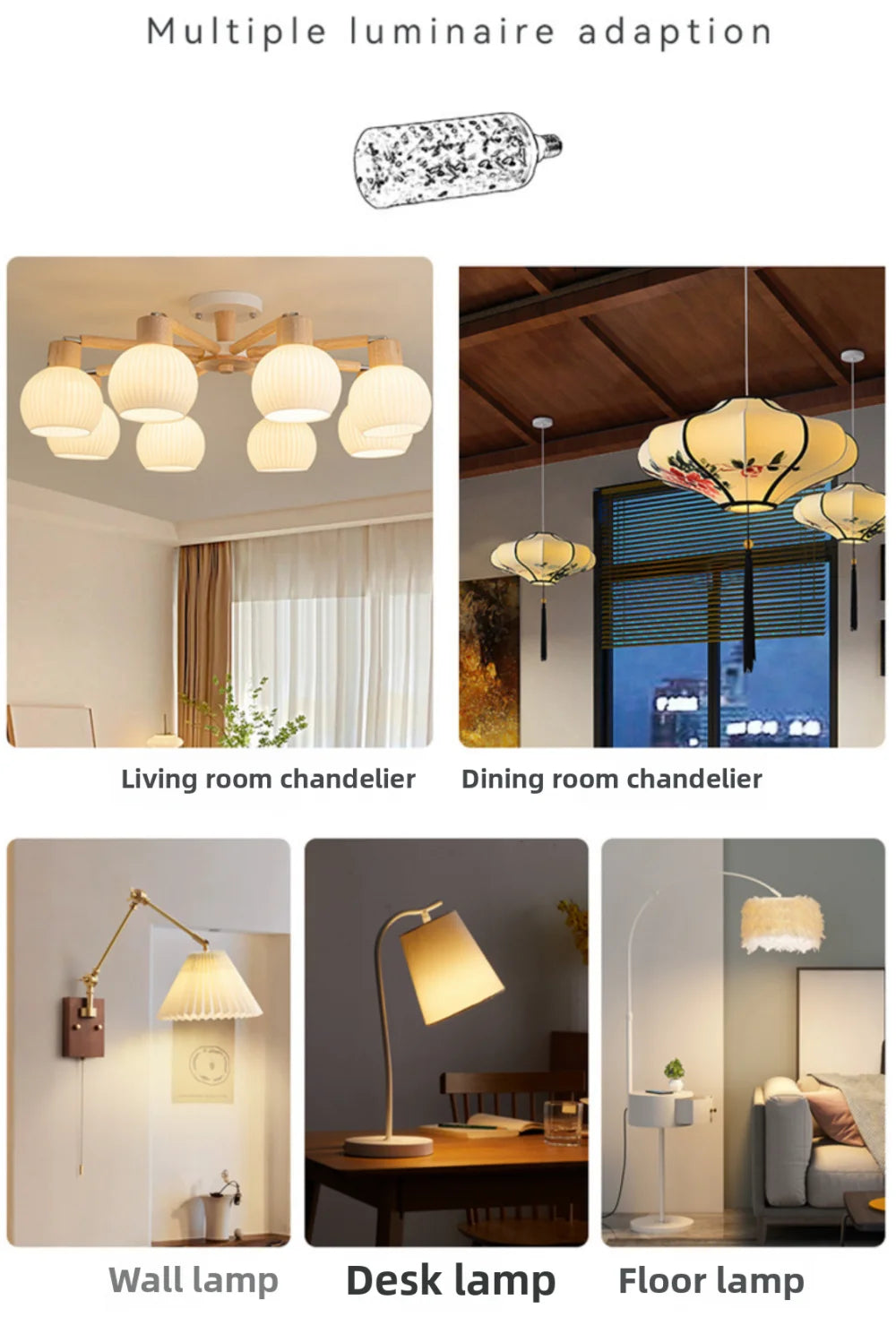 LED corn light bulbs E27 E14 30W 40W AC 220V 240V 5730 SMD LED crystal lamp 360 Beam Angle Replace Halogen Chandelier light