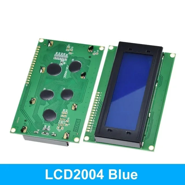LCD2004+I2C LCD2004 20x4 2004A Blue Green Screen Character LCD IIC Serial Interface Adapter Module for Arduino