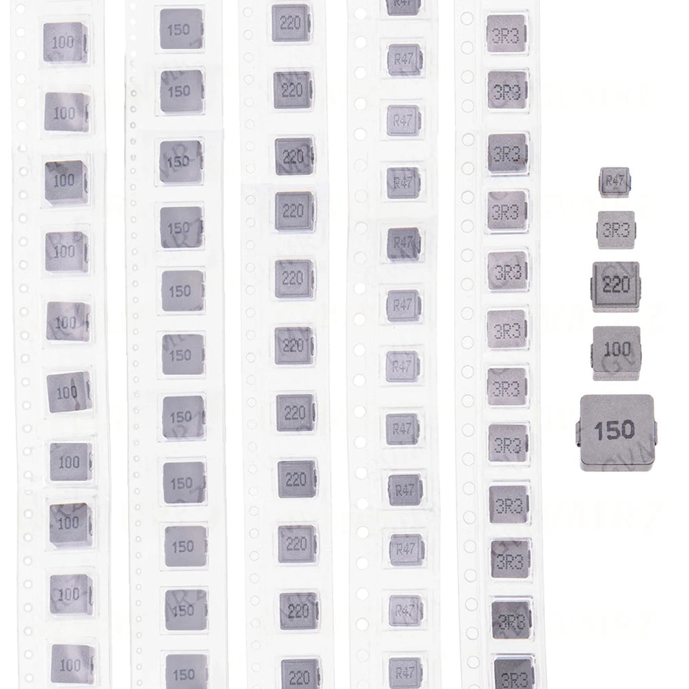 10PCS 33 47 68 UH 100UH 1UH 2.2 3.3 4.7 6.8 10 15 22 0420 0520 0630 0650 1040 1R0 2R2 6R8 SMD Molding Power Inductors 1UH ~47UH
