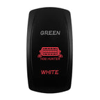 Red Led Light Rocker Switch 12V/24V SPST DPDT Toggle Switch ON OFF/ ON OFF ON Backlight Latching / Momentary Dash Panel Control