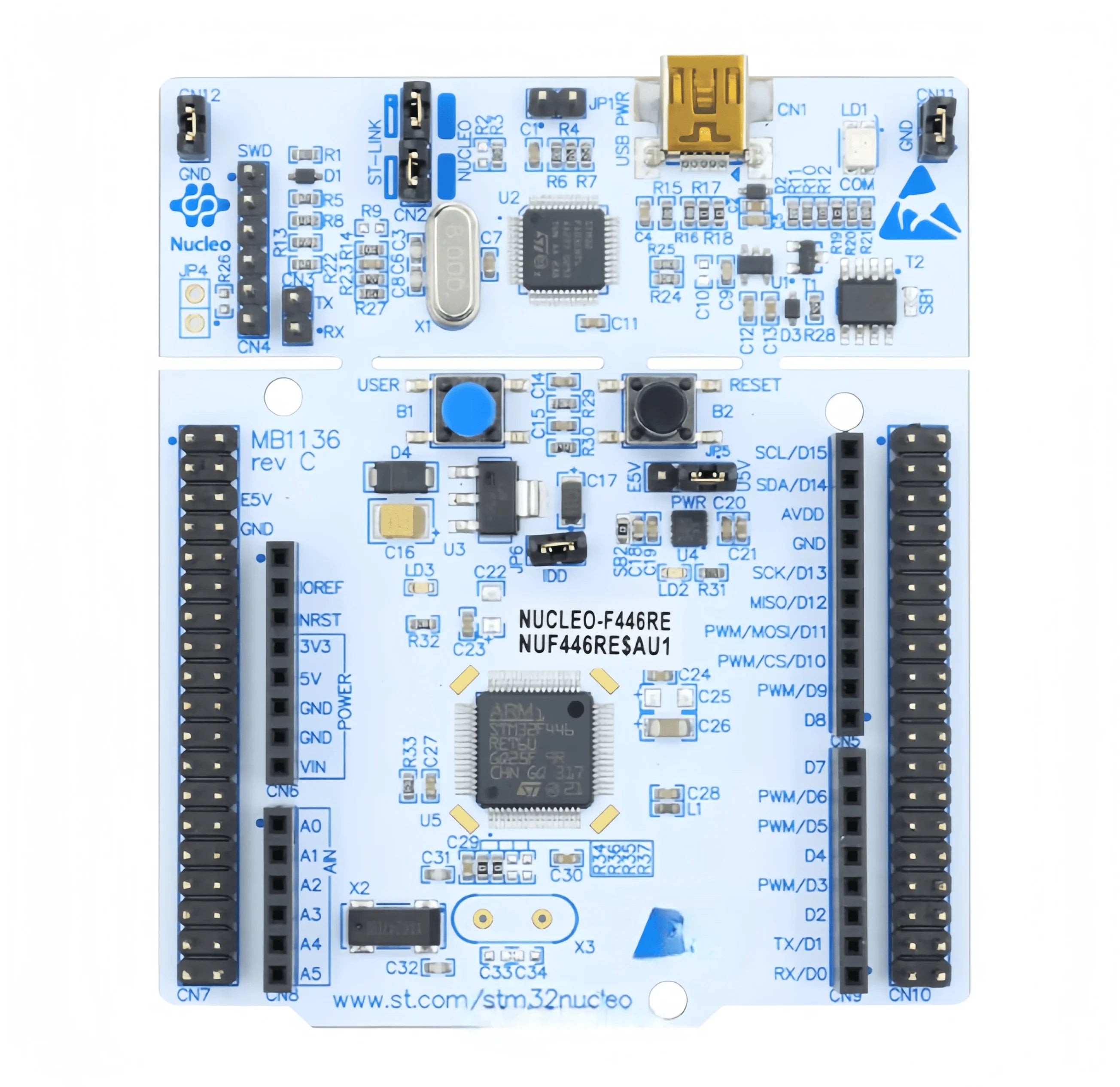 NUCLEO-F446RE STM32F446RET6 Microcontroller (MCU) Nucleo-64 Development Board
