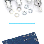 Liludin DC 12V 24V 80W X 2 Dual Channel Digital Audio TPA3116D2 Treble Bass Regulating Preset Pre Amplifier Board Module XH-M567