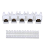 5pc CAT6 RJ45 110 Punch Down Keystone Computer Module Network Ethernet Jack