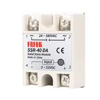 Solid State Relay SSR-40DA AC DC 10A/25A/30A/40A/50A/75A/80A/100A