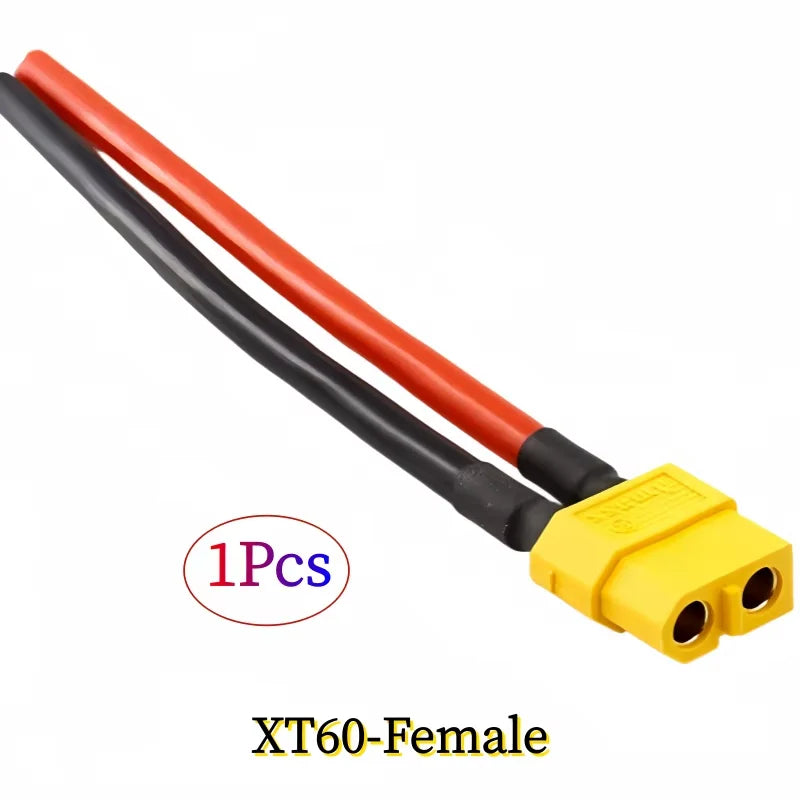 XT60 XT-60 Male/Female Bullet Connectors Cable Plugs With Silicon 12AWG Wire For RC Lipo Battery Quadcopter Multicopter