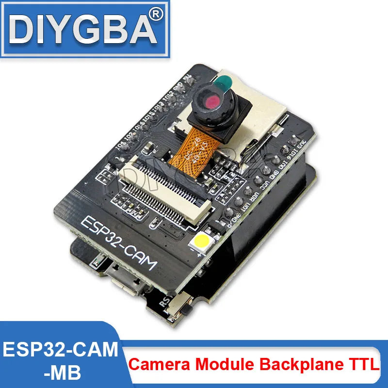 ESP32-CAM-MB ESP32 Camera Module Backplane TTL Downloader Module CH340 Serial To USB Suitable For ESP32-CAM Module Board WAVTZT