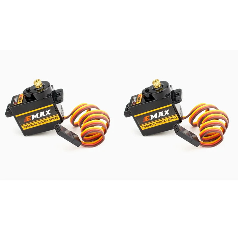 EMAX ES08MDII 13g Metal Gear Mini Digital Servo 4V to 6V 2kg Futaba JR Plug for RC Airplane Helicopter Fixed Wing
