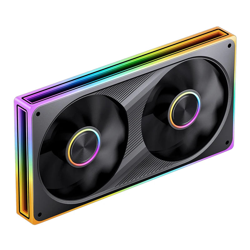 JONSBO ZE-120/240/360 PC Case Fan ARGB Four-sided Thousand-layer Mirror PWM Gaming Combined Cooling Fan