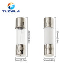 15Kinds 150PCS 5X20MM Fast-blow Glass Tube Fuses Car Ceramic Fuse Tube Assorted Kit 5*20 with Box fusiveis 0.1A-30A Household