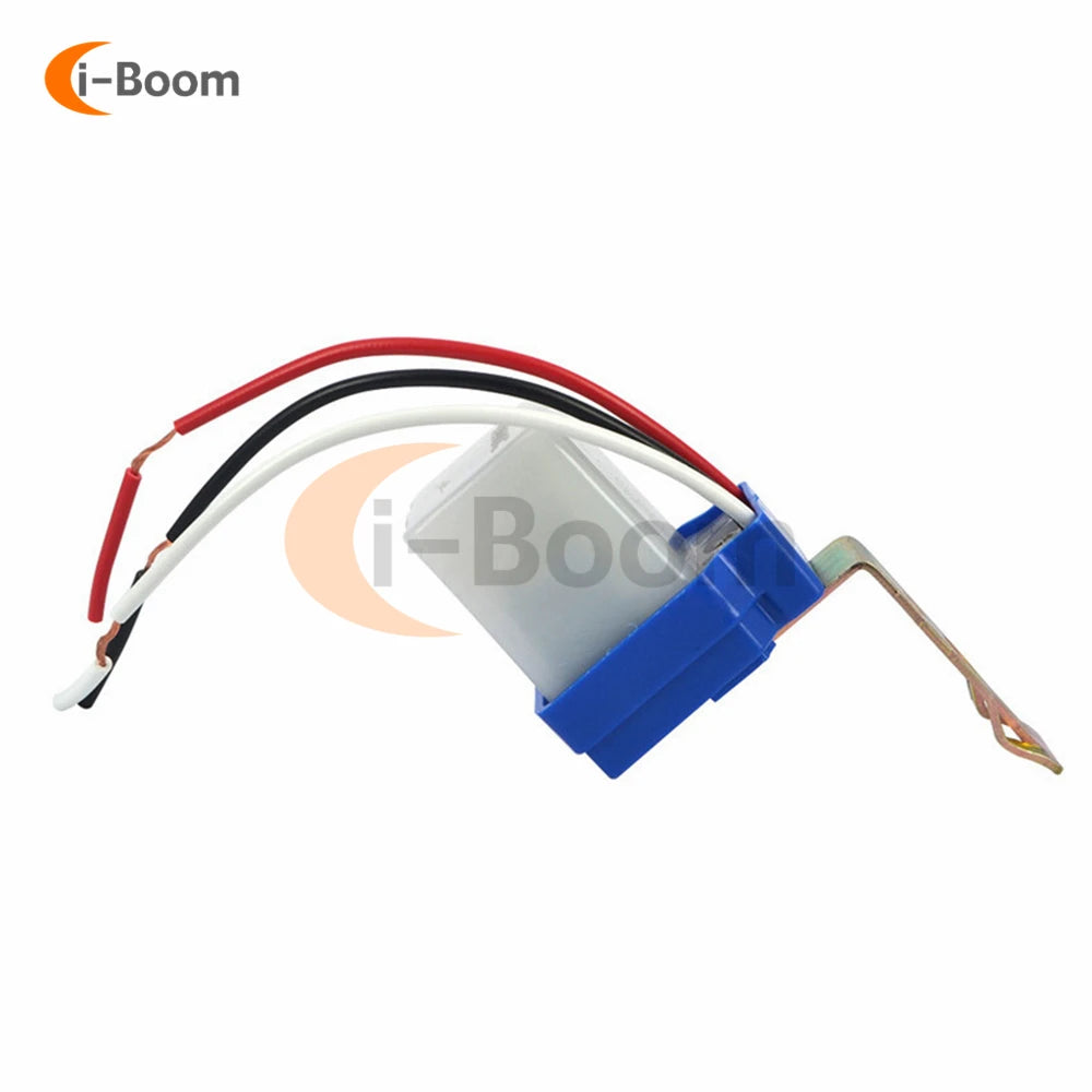 DC 12/24V AC 110/220V 10A Automatic Switch Auto On/Off Photocell Street Light Switch Waterproof Photo Control Sensor Switch