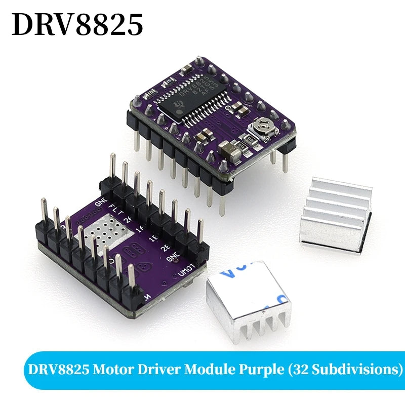 3D Printer Parts A4988 DRV8825 Stepper Motor Driver With Heat sink For SKR V1.3 1.4 GTR V1.0 RAMPS 1.4 1.6 MKS GEN V1.4 board