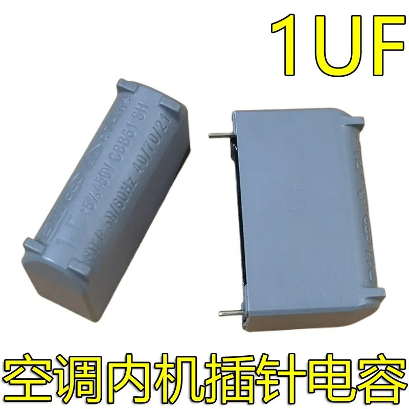 1/5/10/20PCS New original BM 2 stitching 1.2/1.5/2/2.5/3 uf / 5 uf / 450 v CBB61 air conditioning fan fan startup capacitor
