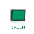 5pcs 16mm Rectangular Power Push Button Switch With Lamp Self Reset Momentary Latching Fixed Lock Five Pin LA16-J-11D LA16-J-11S