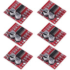1-100pcs Mini L298N DC Motor Driver, MX1508 Mini Dual Channel 1.5A 2 Way PWM Speed Controller Dual H-Bridge Replace Stepper