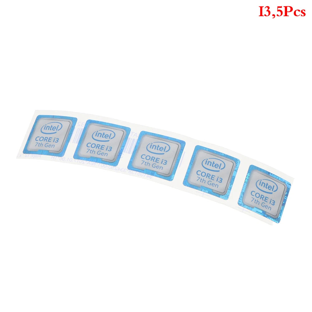 1pc/5pcs Mini DIY Sticker For 4th Generation Cpu Intel Core I3 I5 I7 I9 Logo Sticker LOGO Label Laptop Notebook Decoration