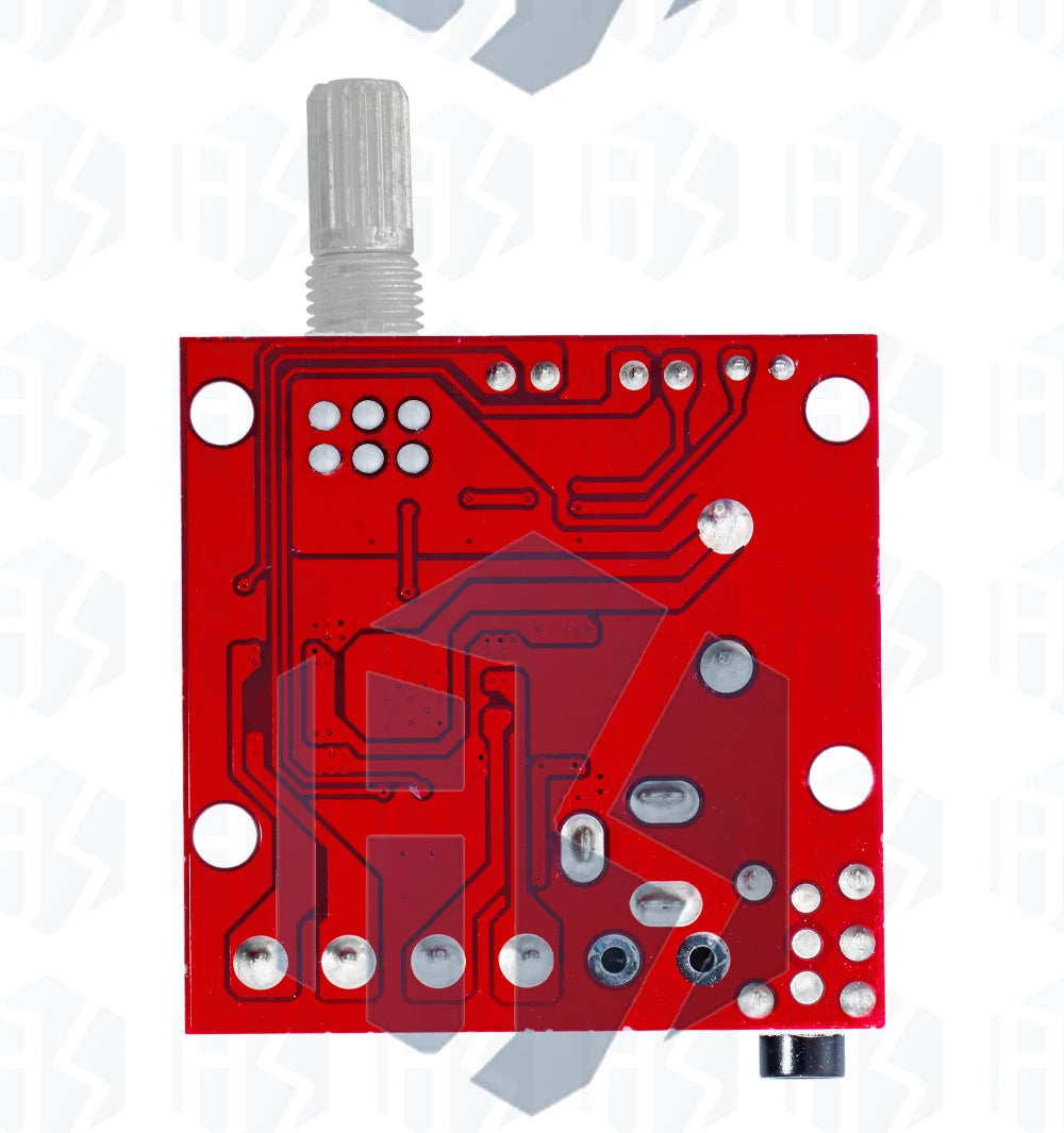 1PCS EGBO Super Slim 2 x 15W PAM8610 Class D Digital Dual Power Audio Amplifier Board 12V black