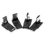 90 Degree USB Left Right Up Angled Micro 5pin Female to Micro USB Male Data Adapter to Mini USB Plug Plug Micro USB