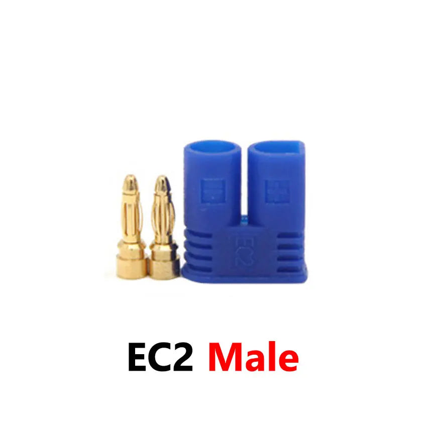 Cltgxdd 2/5/10pcs EC2 EC3 EC5 EC8 Banana Plug Battery Motor Male And Female Socket Aviation Model High Current Plug Connector