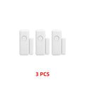 HIVA Wireless Magnetic Door & Window Sensor EV1527 Coding Mode RF 433MHz for Home Security Alarm System Home Burglar Alarm Kits
