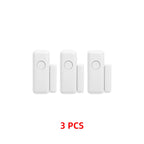 HIVA Wireless Magnetic Door & Window Sensor EV1527 Coding Mode RF 433MHz for Home Security Alarm System Home Burglar Alarm Kits