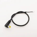 1Pcs DC Power Connector 2.5x0.7/3.5x1.35/4.0x1.7/4.8x1.7/5.5x2.1/5.5x2.5mm Male Plug Cable Right Angled 90 Degree Power Cable