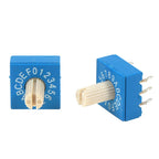 Hot Sale 1PC 0-F Rotary Encoder Switch With Handle 16-bit 8421C Positive Code 3:3 Switch
