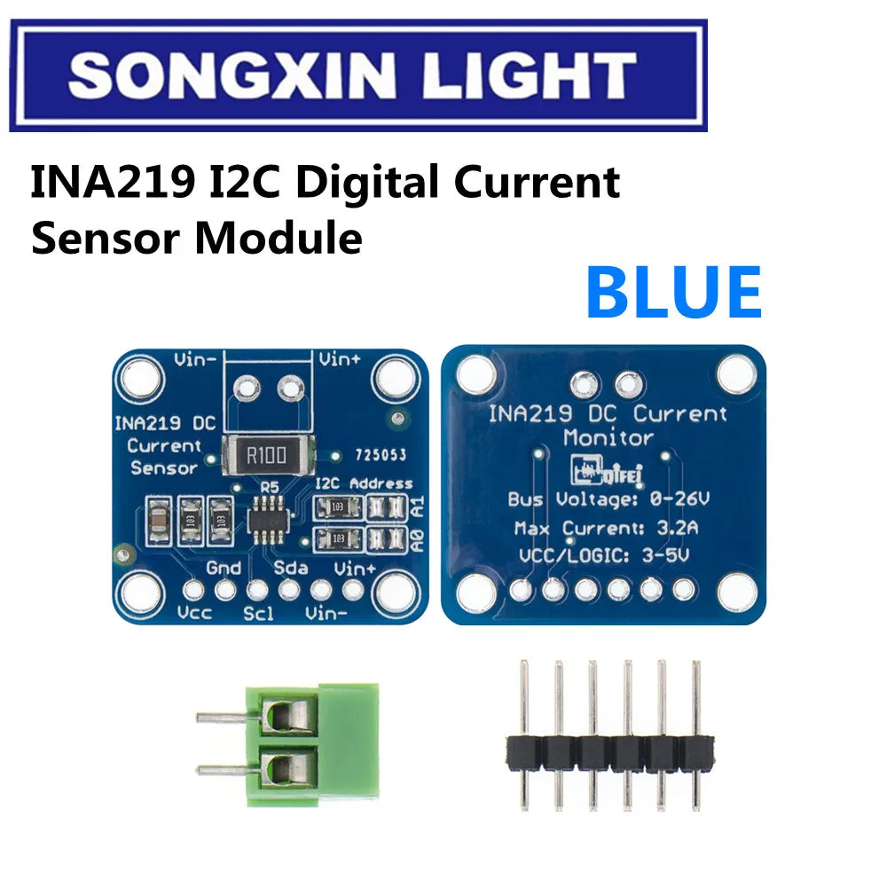 INA219 GY-219 Current Power Supply Sensor Breakout Board Module Sensor Module I2C interface High Side DC Current For Arduino DIY