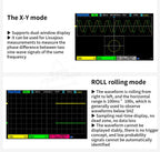 Hantek DSO2C10 DSO2C15 DSO2D10 DSO2D15 2CH Oscilloscope 100/150MHz 1GSa/s 8Mpts FFT UART I2C SPI CAN LIN 25MHz AWG D Models