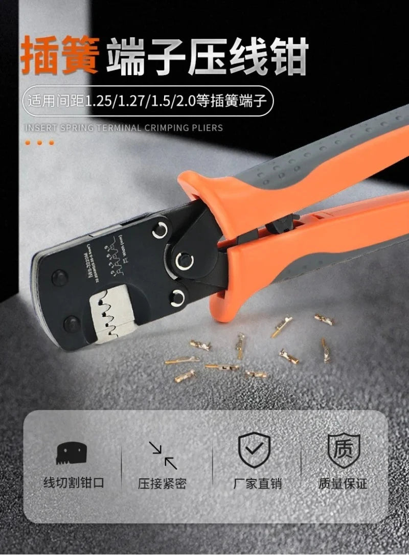 Crimper Plier 0.03-0.52mm² 32-20AWG Micro Connector Ratecheting Crimping Tool Set 1470pcs PH2.0mm Kit