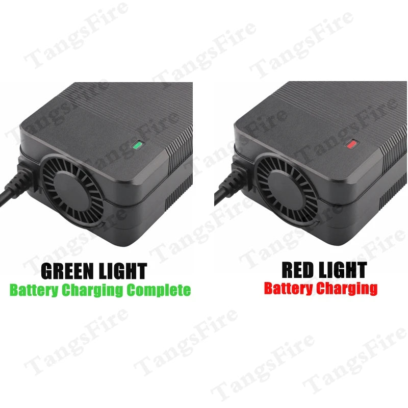 54.6V 4A Li-ion Battery Charger 13Series For 48V Electric Scooter Bicycle Lithium Battery Charger GX16 High Quality Connector