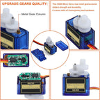 2/5/10pcs Sg90 Servo Motor Micro 9g 180 360 Degree Mount Sg90 Kit Without Metal Gear Pro Rc Car Toy Airplane Arduino Uno Diy