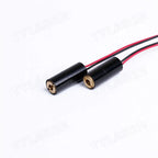 D8X18mm Focusable Laser Module 635nm 1mW 5mW Laser Head Red Dot Measuring Tool Glass/PMMA Lens Industrial Grade APC Driver