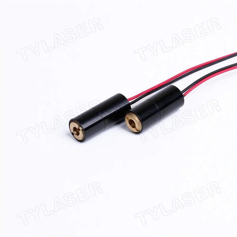 D8X18mm Focusable Laser Module 635nm 1mW 5mW Laser Head Red Dot Measuring Tool Glass/PMMA Lens Industrial Grade APC Driver