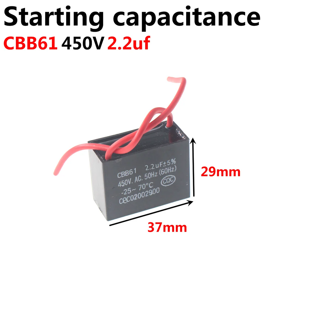 CBB65 Air conditioner compressor start capacitor 20 25 30UF 35UF 40 45 50 60 70 450V New and original