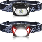 6 Modes Usb Rechargeable Headlamp IPX4 Waterproof Headlight Flashlights LED Head Lamp With Red Green Light For Outdoor Fishing
