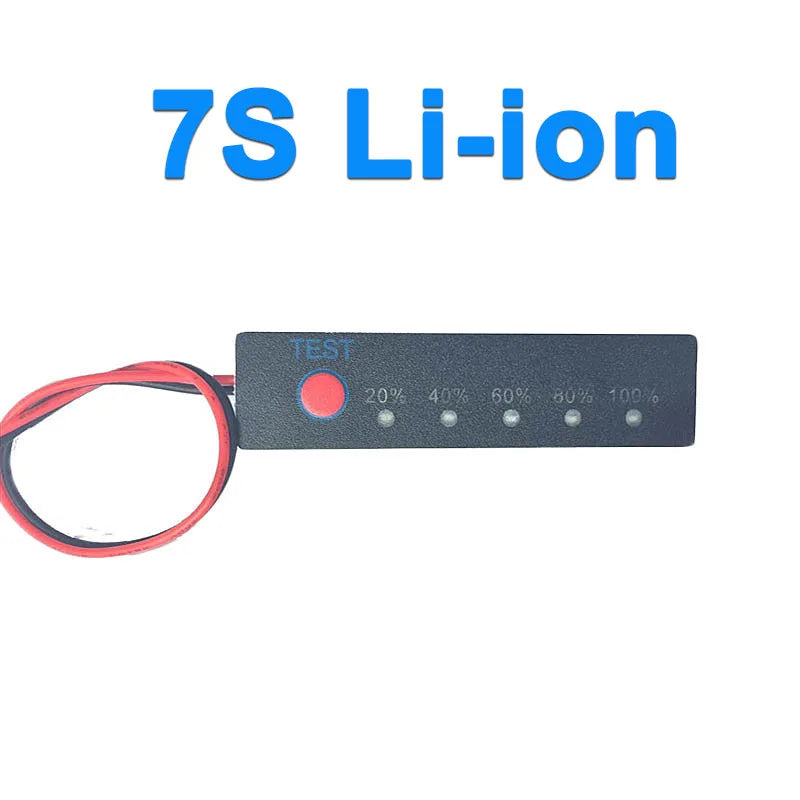 7S 8S 10S 13S LifePO4/Li-ion Battery Packs Battery Capacity Indicator Meter Power Level Tester Module Display Board Panel