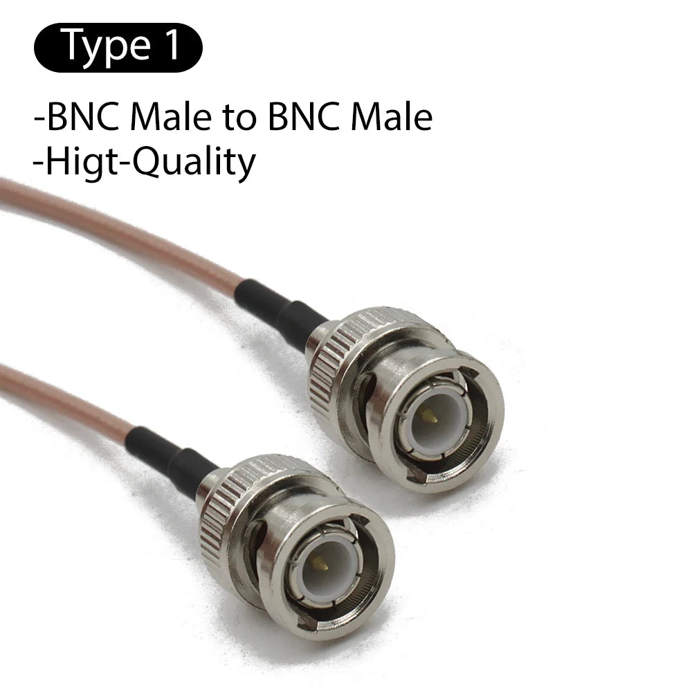 RG316 Cable Q9 BNC to BNC Male Female Coax Jumper Pigtail Cable Crimp Fast Delivery WiFi Antenna Extension Cable