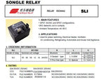 2PCS Power Relays SLI-05VDC-SL-A SLI-12VDC-SL-A SLI-24VDC-SL-A 5V 12V 24V 30A HF2160 4Pin Relay