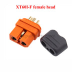 2 PCS XT60i-f Amass XT60i Series with Signal 2 + 1 High Current Gold-Plated Aviation Plug Male Female Connector XT60IE-M XT60I-F