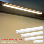 Motion Sensor Night Lights Wireless LED Lamp USB Rechargeable Magnetic For Wardrobe Room Closet Kitchen Aisle Lighting Detector