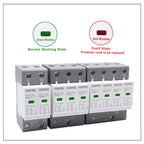 AC SPD Surge Protection 2P  4P 10〜20KA  20〜40KA 30KA〜60KA House Lightning Protector  Low-Voltage Arrester Device Laser Printing