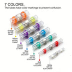 50 - 500pcs Solder Seal  Wire Connectors 3:1 Heat Shrink Butt Crimp Terminals Waterproof Electrical Cable Splice Connector