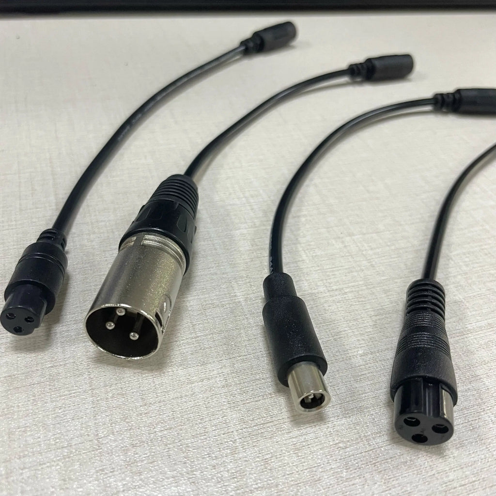 DC 5.5 × 2.1mm Female Conversion Cable DC to 3pin XLR/GX12 GX16 Aviation/Xiaomi Connector Car Battery Charger Adapter Cables